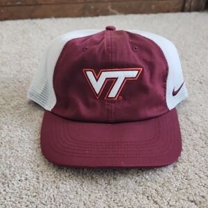 Nike VT Maroon and White Cap